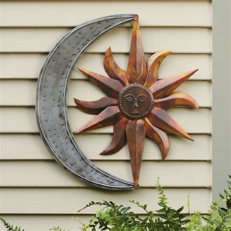 metal decor to hang on outside of house|outdoor metal sculpture wall art.